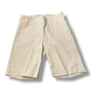 J.McLaughlin Maise Bermuda Pull-on Short Wrinkle Resistant Stone Women’s Size 6 - Picture 1 of 12
