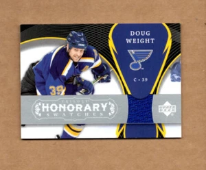 2007-08 Upper Deck Trilogy Honorary Swatches #HSDW Doug Weight - Picture 1 of 2