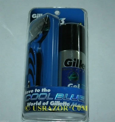 Cartuchos de recarga de afeitado con mango de afeitar Gillette Mach3 de metal original EE. UU. Foto 1 de 2