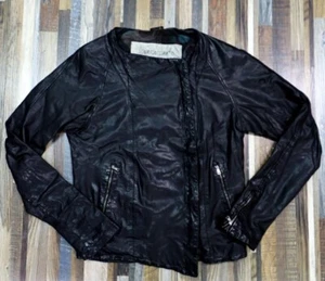 GIORGIO BRATO Riders jacket lamb leather 42 Used AB - Picture 1 of 24