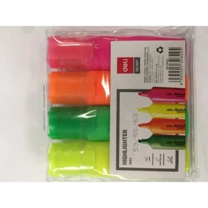 Deli S622 Highlighter Wallet of 4 - Picture 1 of 1