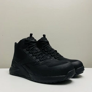 Reebok NANO X1 Adventure Work Athletic Mid-Cut Boots RB3484 Black Men's 9.5 M - Picture 1 of 12