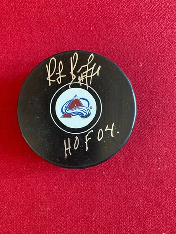 Ray Bourque, "Autographed"(JSA) Avalanche Puck (Scarce / Vintage) Cover
