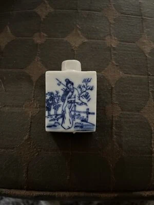 Botella de tabaco rara china tallada a mano figura historia Foto 1 de 2