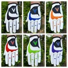 3s or 6s Mens Golf Gloves 100% Cabretta Leather All Weather LH Gloves RH Players