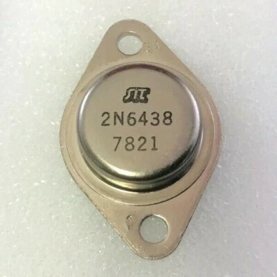 STC 2N6438 BIPOLAR TRANSISTOR, PNP, -120V TO-3, OLD GOLD - Image 1 of 2