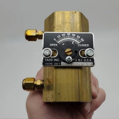 Válvula de ajuste de circuito Taco CS125-T4 con parada de memoria 1-1/4" equilibrio proporcional Foto 1 de 4