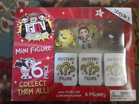 FGTEEV Mini Figure Season 3 Futuristic Meggz Queen Of Tacos Lava Beans 6 Pack Cover