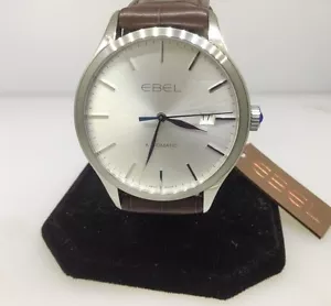 EBEL CLASSIC 100 AUTOMATIC MOVEMENT MEN'S WATCH 1216088 BRAND NEW $3,200 RETAIL! - Picture 1 of 12