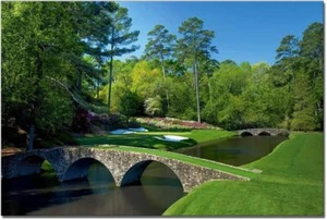 Augusta National Golf Course Club Landscape 12x16inch, - Picture 1 of 8