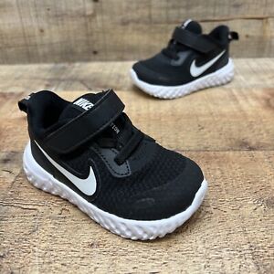 Nike Revolution Baby Boys Running Shoes Black/White Size 5C
