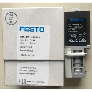 1piece new festo MHA3-MS1H-3/2G-3 525135 Solenoid Valve Fast Ship - Picture 1 of 2