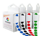 1/2" Removable Round, Color-Code Dot Stickers: 1,000/Box