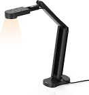 8MP Document Camera & Webcam 4K with Dual Microphones, USB Visualiser A3-Size, 3