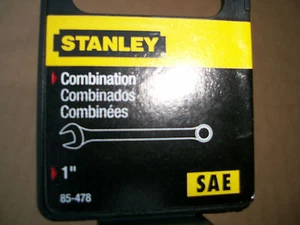 NUEVA LLAVE DE COMBINACIÓN DE ESMALTE COMPLETO LARGA STANLEY 1" PULGADA  - Imagen 1 de 3