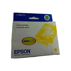 Epson T044420 Yellow Ink Cartridge Genuine Sealed - Picture 1 of 6