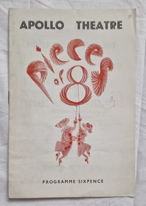 1959 Pieces of Eight - Apollo Theatre Programme - Sketches of Peter Cook - Picture 1 of 3
