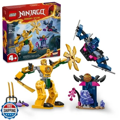 LEGO NINJAGO Arin’s Battle Mech, Juego de Juguetes Ninja para Niños con Minif Arin Ninja Foto 1 de 4