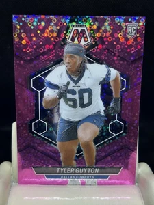 Tyler Guyton RC 2024 Panini Mosaico Fútbol #/20 DISCO ROSA Novato #329 Vaqueros - Imagen 1 de 3