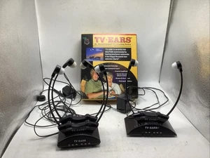For Parts - TV Ears 5.0 Digital Wireless 3 Headset System Cables Base Station - Picture 1 of 9