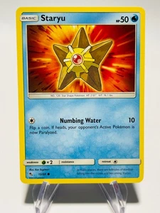 STARYU 2019 Pokemon Hidden Fates  Common POKÉMON 13/68 - Picture 1 of 2