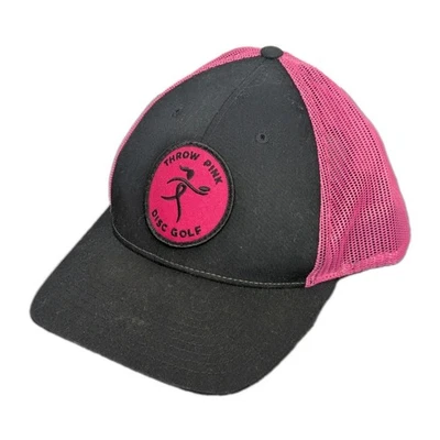 Sombrero de camionero Richardson tiro disco rosa malla de golf ajustable Foto 1 de 4