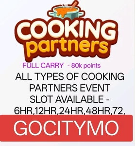 1 x slot Take Time Up To -12HR (mono_poly go sticker) Cooking partner event. - Picture 1 of 1