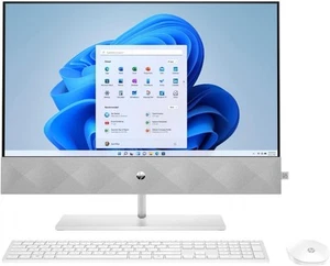 New HP Pavilion 27 AIO 27" Intel i7 4.5GHz 64GB RAM 2TB SSD Win11Pro TOUCHSCREEN - Picture 1 of 13