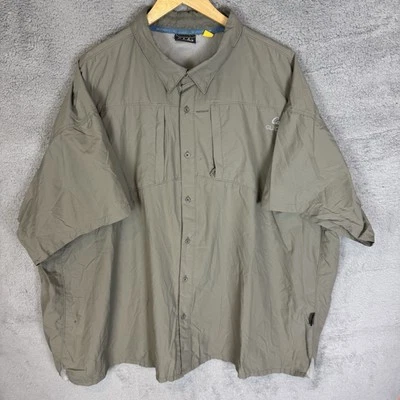 Cabelas Shirt Mens 5XL Grey Guide Wear Vented Fishing Outdoors Hiking UPF 50 - Image 1 of 4