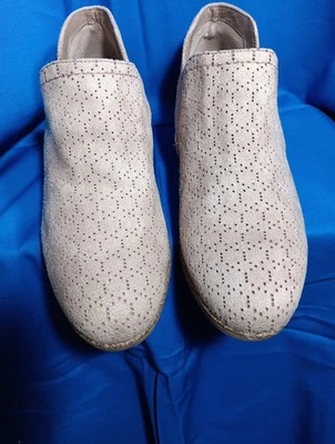 Botín para mujer Dr. Scholl's de cuero tostado sin cordones cómodo talla 6 BONITO Foto 1 de 4