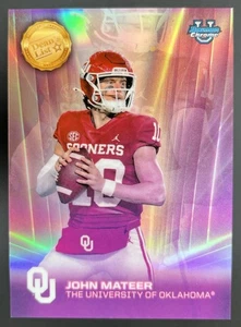 2025 Bowman Chrome U John Mateer Dean's List SP CASE HIT Oklahoma Sooners #DL-9 - Picture 1 of 2