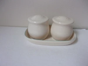 Pfaltzgraff Aura Salt & Pepper Shaker w/ Tray - Picture 1 of 6