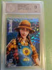 2019 Panini Italy Print Fortnite Series 1 #129 Sunflower Mint + Crystal Shard