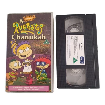 Rugrats Chanukah - VHS PAL - Video Tape - 1997 - Vintage Clamshell - UK - Image 1 of 3