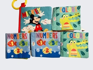 Spark Create Imagine Soft Baby Cloth Crinkle Book Lot Set of 5 - Picture 1 of 10