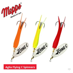 Mepps Aglia Flying 'C' Spinners - Sea Trout Pike Perch Salmon Bass Fishing Lures - Picture 1 of 9