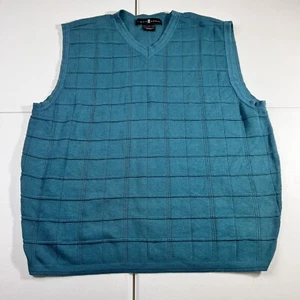 Tiger Woods Collection V-Neck Sweater Vest Green Men’s Size Large - Bild 1 von 6