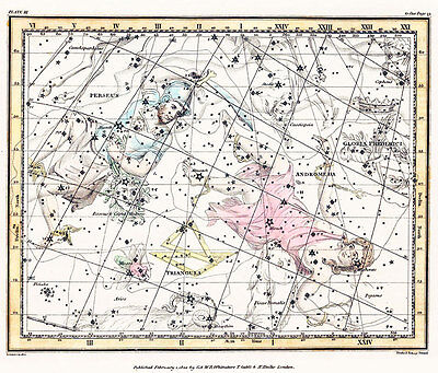 Astronomy Celestial Atlas Jamieson 1822 Plate-03 Art Paper Or Canvas Print • 39.99$