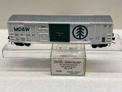 N Scale Kadee Micro Trains MTL 26020 MD&W 10081 Box Car - Image 1 of 4