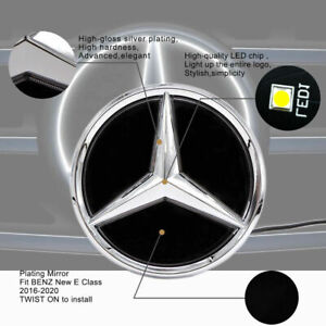 For 2016-19 Mercedes Benz E W213 Star Mirror Glass Star Front Emblem grill badge
