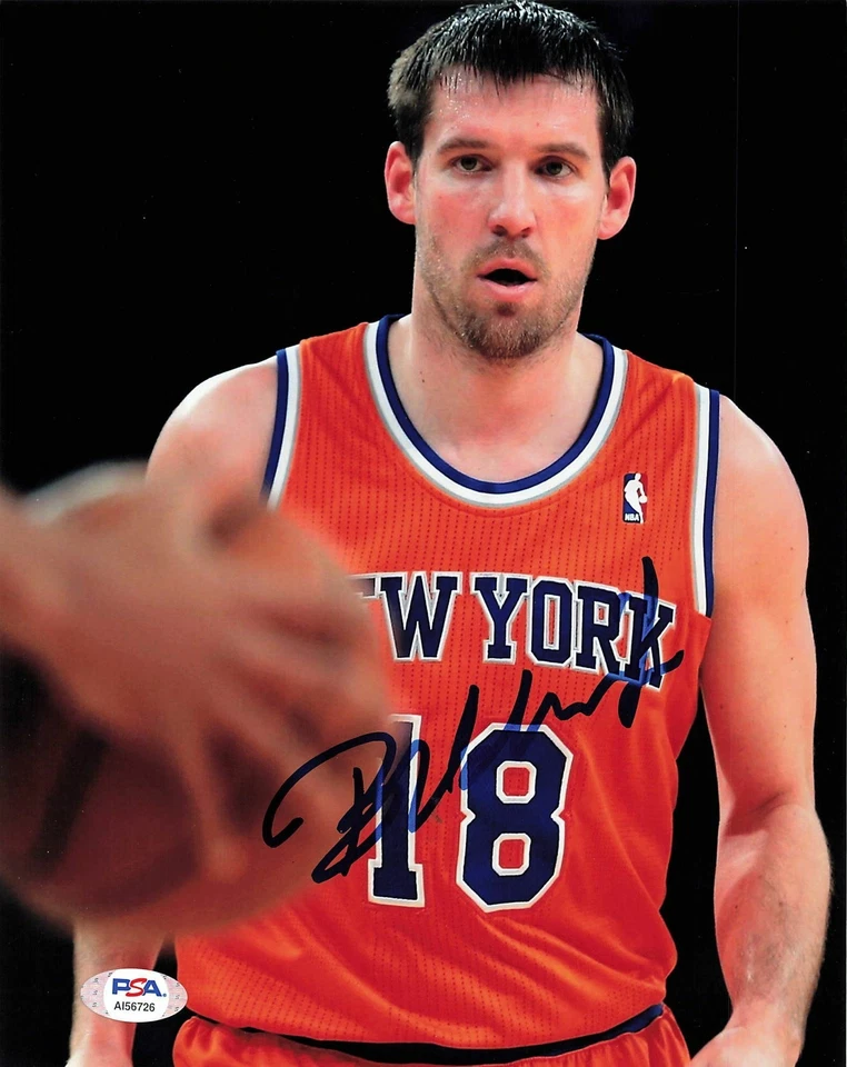Фотография Бено Удри с автографом 8x10 PSA/DNA New York Knicks - Изображение 1 из 1