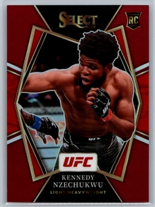 Kennedy Nzechukwu 2022 Panini Select UFC Maroon Prizm Rookie /125 #199 - Picture 1 of 2