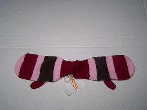 NWT Gymboree Girls Mittens Size 5-7 Knit 100% Cotton Multicolor Stripe - Picture 1 of 2