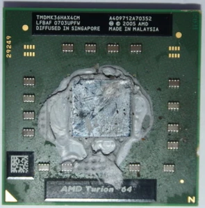 AMD Turion 64 2000MHz TMDMK36HAX4CM Laptop Notebook CPU - Imagen 1 de 1