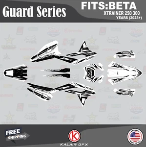 Graphics Kit for Beta Xtrainer 250 300 (2023+) Guard Series - White - Bild 1 von 6