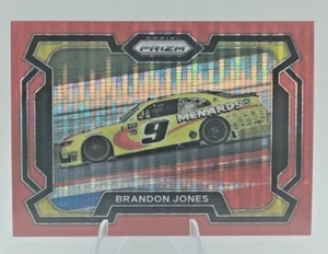 2024 Panini Prizm NASCAR Brandon Jones #77 Red Pulsar Prizm 137/199 - Picture 1 of 2