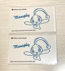 Japan Pokmon center online sticker Manaphy 2 seet set