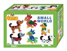 Hama 3506-2000 Perlen Kleine Welt Haustiere Bügelperlen Kreativ Basteln NEU NEW