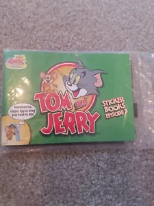 Tom y Jerry Pegatinas Libro Episodio 3 Sonic Wacky Pack Niños Comida Juguetes Nuevo Sellado - Imagen 1 de 2