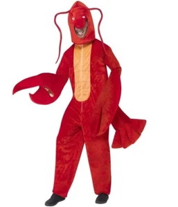 Adult Lobster Fancy Dress Costume Sea Creature Suit 38-42" New by Smiffys - Picture 1 of 6